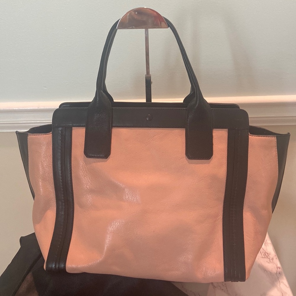 🇫🇷CHLOE ALLISON BAG Pink & Black Leather✨